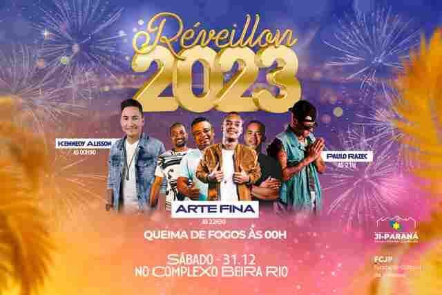 Prefeitura de Ji-Paraná divulga programação de Réveillon no Beira Rio
