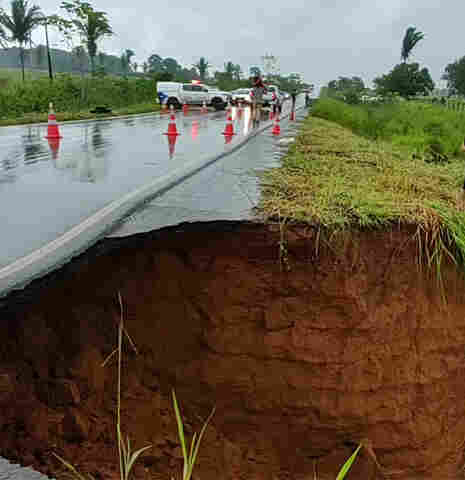 BR-364 segue interditada em Extrema e PRF alerta para trechos de outras rodovias em Rondônia