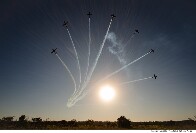 Esquadrilha da Fumaça retorna a Porto Velho durante comemoração dos 150 anos do pai da aviação