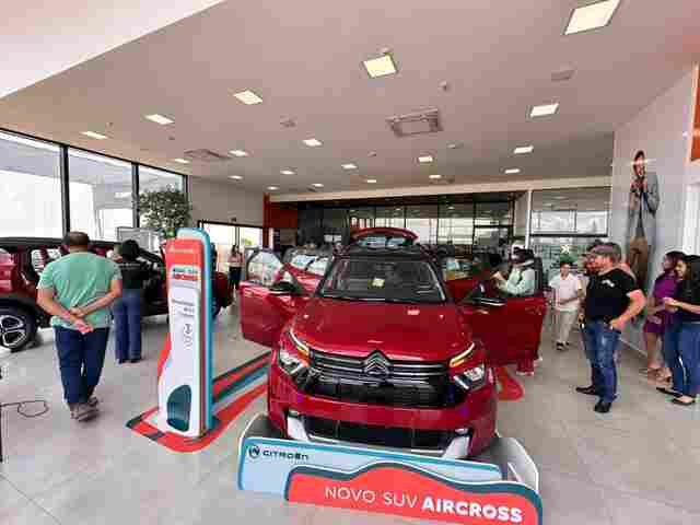 Novo Citroën Aircross chega a Vilhena: Autovema apresenta um SUV revolucionário e atrai olhares curiosos da população