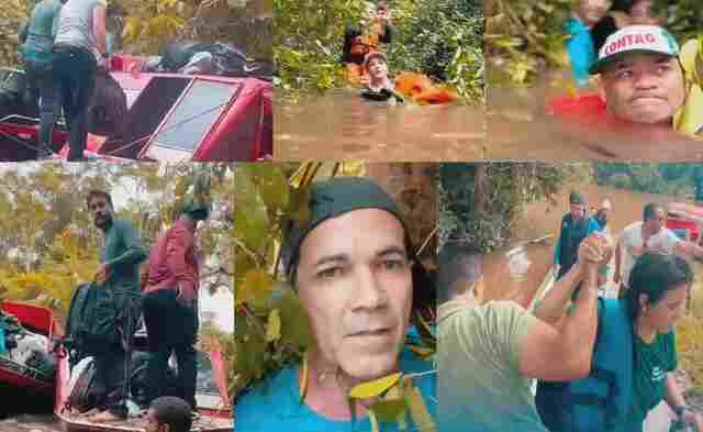 Vídeo: barco com prefeito, vereadores e deputado naufraga em rio no interior do Acre