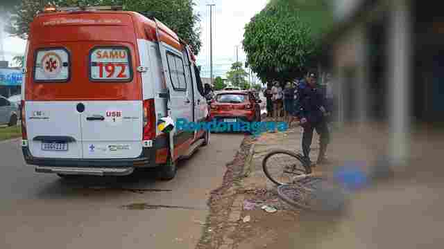 Ciclista é assassinado a tiros no meio da rua na zona leste de Porto Velho