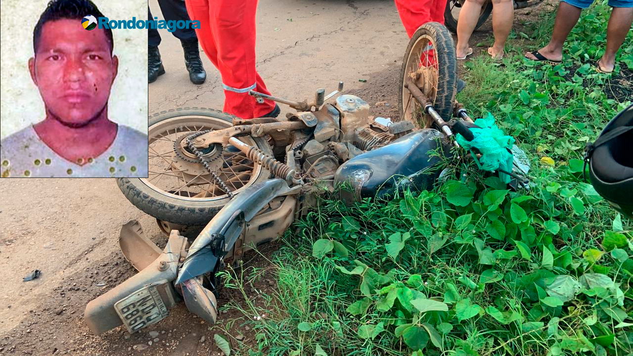 Motociclista morre após colidir em caminhão boiadeiro estacionado em Porto Velho