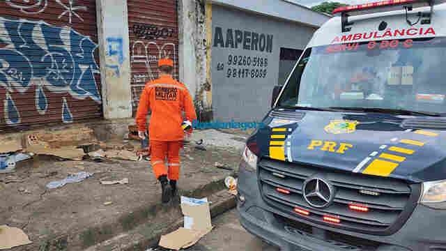Morador de rua é atacado com golpes de facão no centro da capital