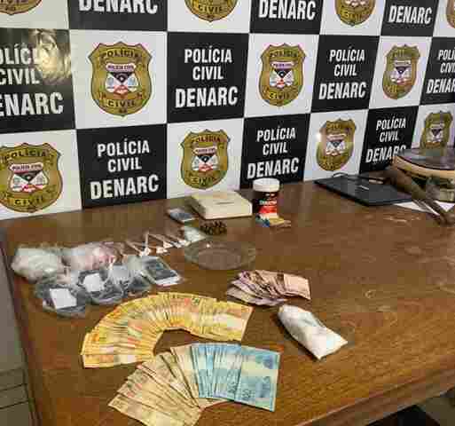 Denarc prende três traficantes que usavam lava jato para venda de drogas