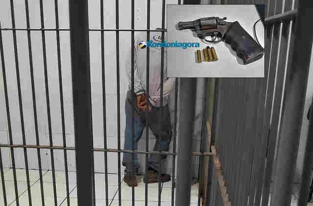 Polícia encontra arma usada por homem para tentar matar o irmão; acusado foi preso na UPA
