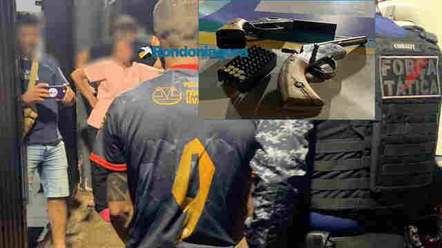 Motociclista é flagrado com duas armas após abordagem no bairro Três Marias