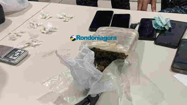 Ladrões e traficantes são presos com drogas após roubo de celular na zona leste
