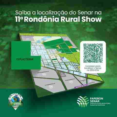 Visite o estande do Sistema Faperon, Senar na 11ª Rondônia Rural Show
