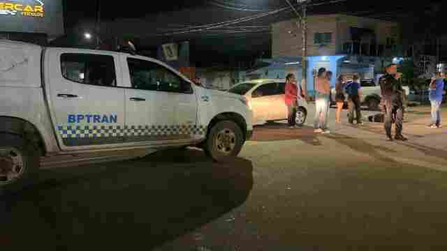 Acidente envolvendo policial deixa uma pessoa ferida