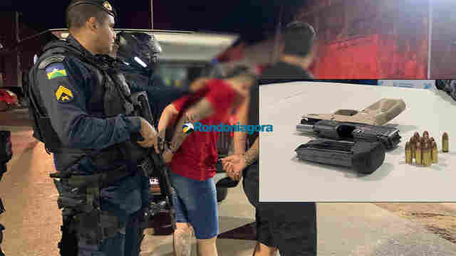 Dois são presos após perseguição em Porto Velho