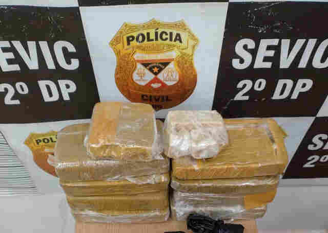 Policiais da 2ª DP prendem um e apreendem 8 kg de crack na capital