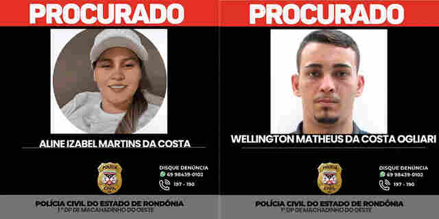 Delegacias de Machadinho e Furtos e Roubos de Veículos de Porto Velho desencadeiam operação em busca de dupla criminosa
