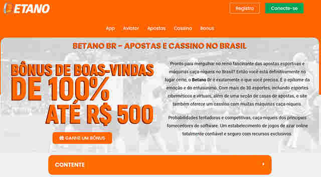 Interface de usuário do Betano: Uma experiência de cassino on-line perfeita para os brasileiros