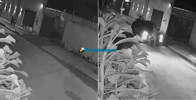 Vídeo mostra criminoso pulando muro para matar casal; assassino teve ajuda para fuga