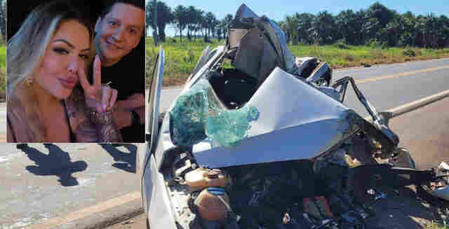 Laudo da PRF: cantora que morreu com vereador dirigia em alta velocidade, perdeu controle e colidiu com carreta