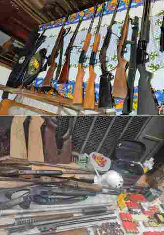 Fábrica clandestina de armas é fechada durante operação da PM e Polícia Civil em Vilhena