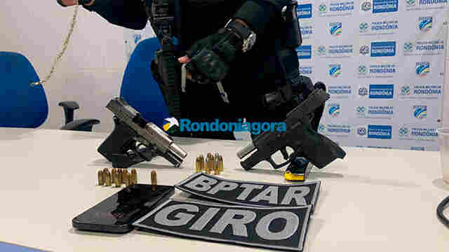 Empresário e amigo são presos com armas na zona sul da capital