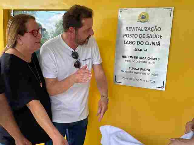 Vereadora Ellis Regina prestigia reinauguração de unidade de saúde no Lago do Cuniã
