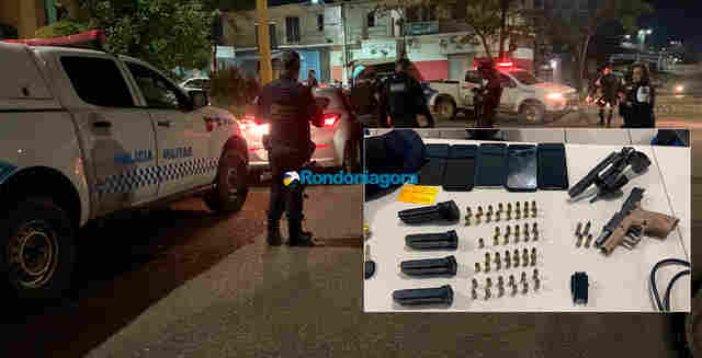 Perigoso bando é preso após assaltos, perseguição e troca de tiros com a PM na capital