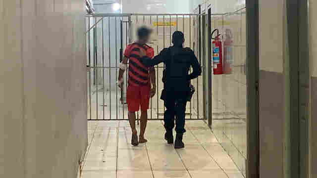 Foragido é preso depois de ser atacado a facadas pela esposa na zona leste