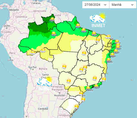 Tempo segue firme com calor e muito sol nesta quinta em Rondônia