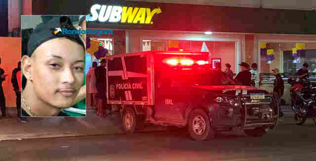 Quatro tiros na cabeça: criminoso mata jovem armado dentro da Subway em Porto Velho