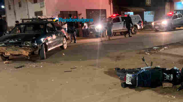 Motorista faz conversão e causa grave acidente com motociclista