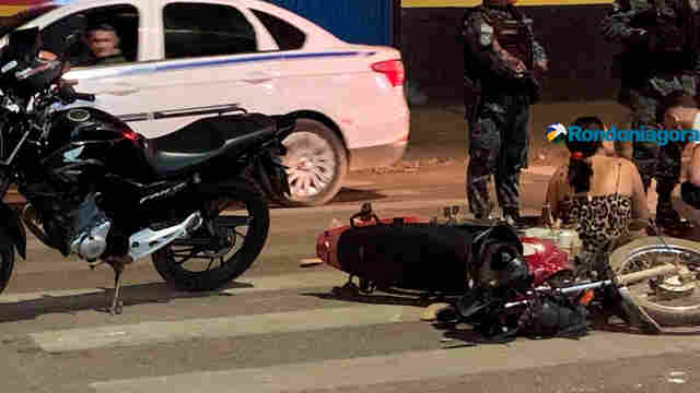 Motociclista embriagado é preso após avançar sinal vermelho e causar grave acidente