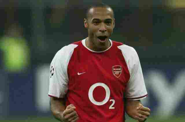 O recorde de Thierry Henry pelo Arsenal na Liga dos Campeões