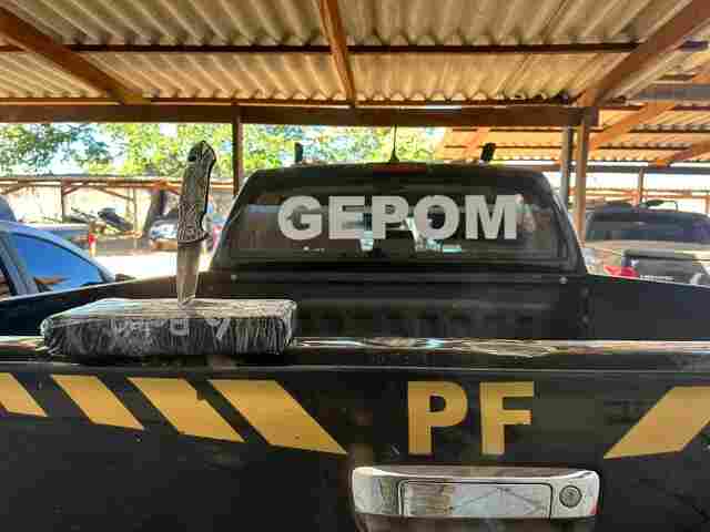 PF prende dois com droga próximo ao rio Mamoré, em Guajará