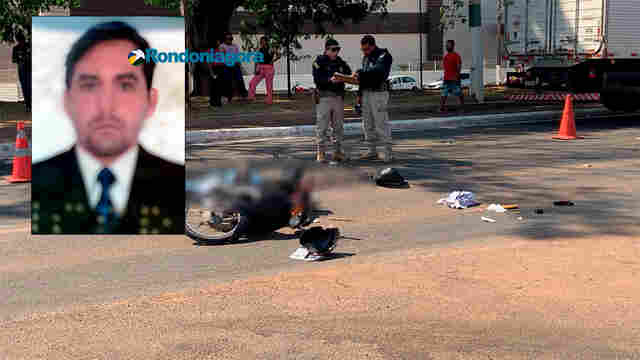 Motociclista morre esmagado por carreta em Porto Velho