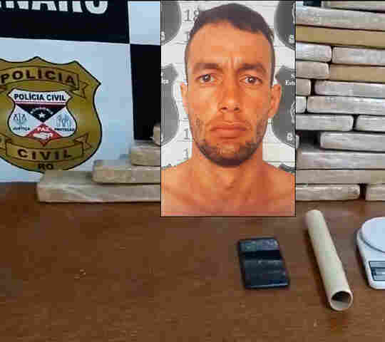 Traficante que usava tapeçaria como fachada cai com 30 kg de drogas