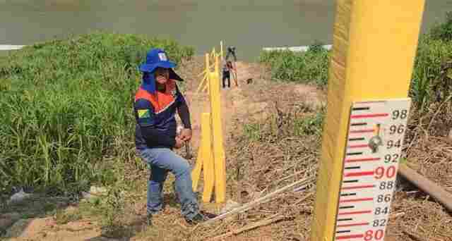 Monitoramento no rio Acre é suspenso devido a furtos de réguas e de equipamentos