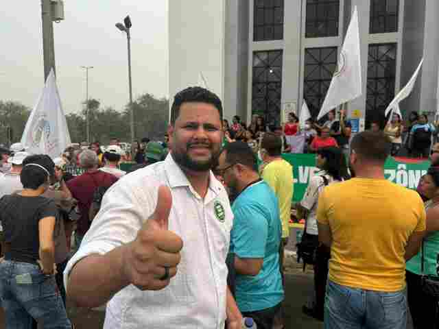 Samuel Costa participa de ato em defesa da Amazônia e da vida digna e se compromete a combater mudanças climáticas em Porto Velho