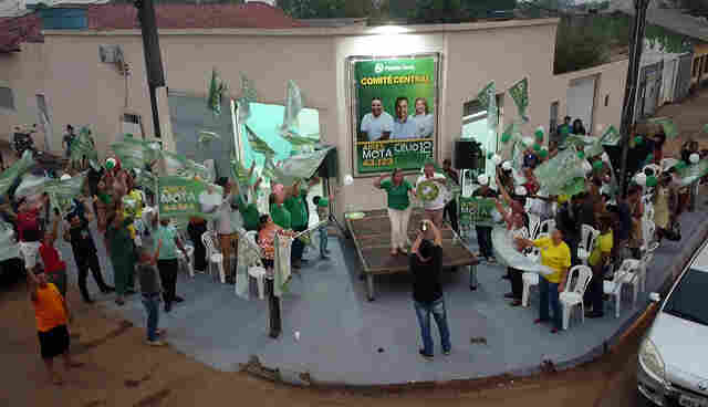 Candidato a vereador Aires Mota inaugura comitê central com a presença de dezenas de lideranças