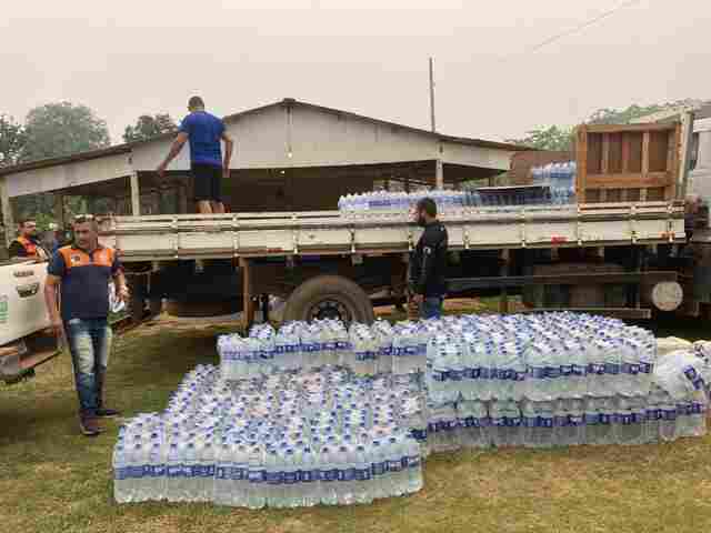 Defesa Civil de Porto Velho reforça ações no baixo Madeira com distribuição de água potável