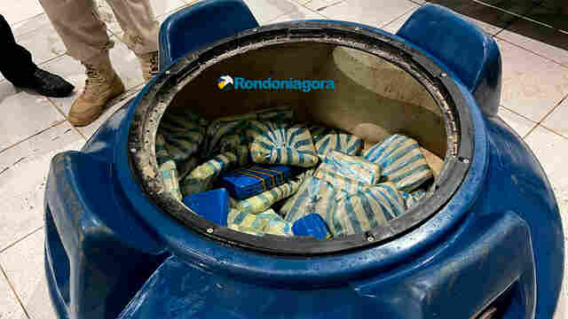 Motorista é flagrado transportando quase 80 kg de drogas escondidos em caixa d’água na capital
