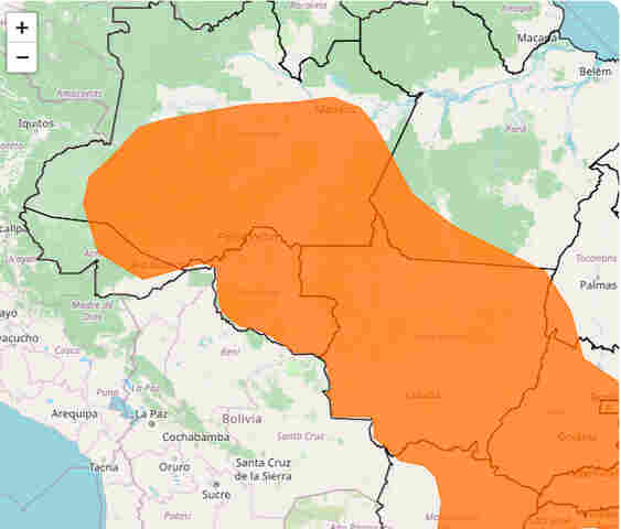 Inmet alerta para chuvas intensas em Rondônia até sexta-feira