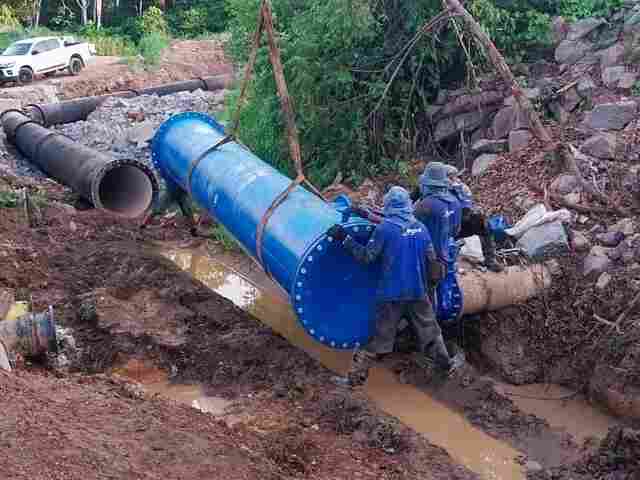 Fornecimento de água em Porto Velho é reforçado com nova adutora ligada