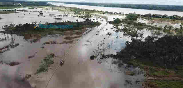 Vídeo: nível da água na BR-425 baixou nos primeiros dias do mês, mas subiu novamente