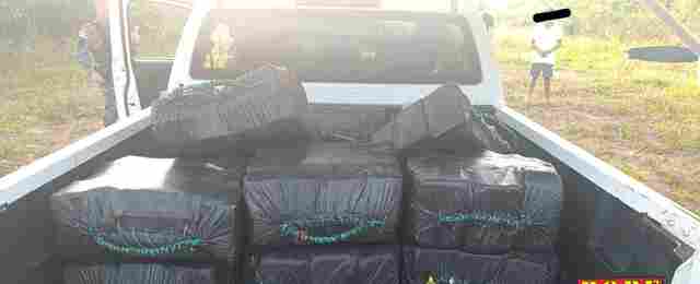 Com apoio da PM de Rondônia, forças de segurança apreendem 300 kg de cocaína no Amazonas