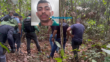 Restos mortais de homem assassinado pelo cunhado são encontrados em mata; três homens foram presos pelo crime