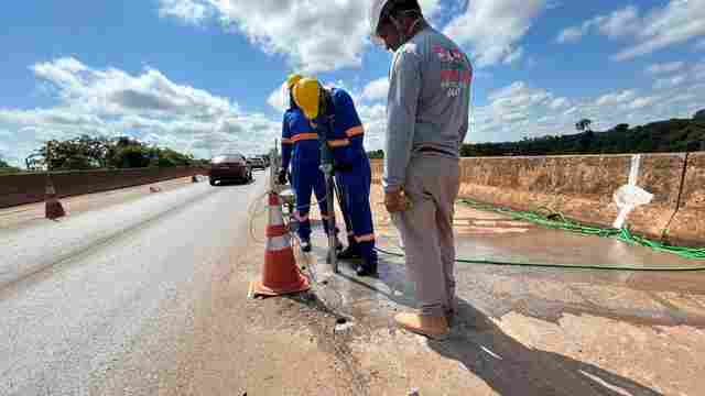 DNIT anuncia proibição de tráfego de veículos pesados na ponte sobre o rio Candeias de sexta a domingo