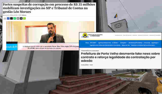 Prefeitura volta atrás após denúncia do Rondoniagora, cancela adesão da ata milionária e tenta apagar nome da Plator