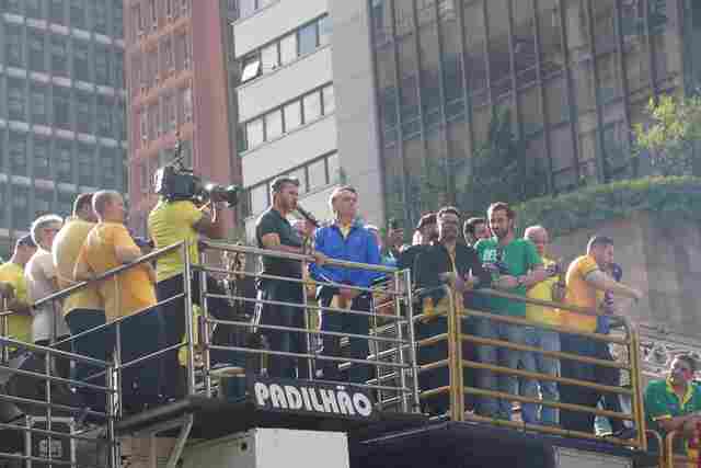 Ao lado de Bolsonaro, Marcos Rogério discursa na Paulista em defesa da liberdade e do legado do ex-presidente