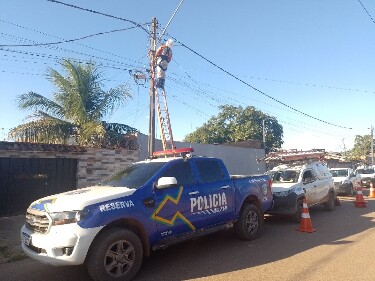 Homem é preso em flagrante por furto de energia no interior