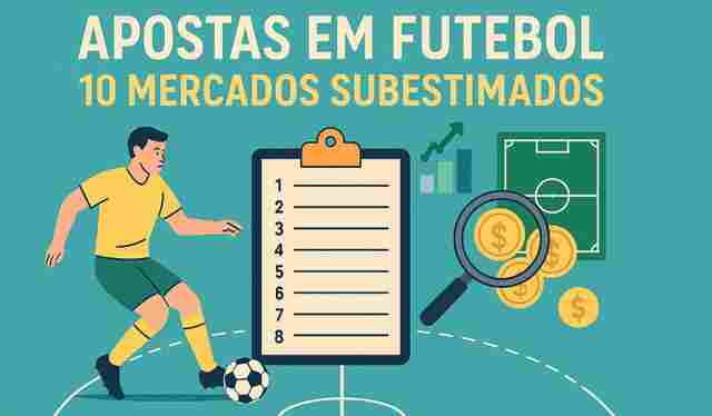 Apostas em futebol: top 10 mercados subestimados pelos apostadores