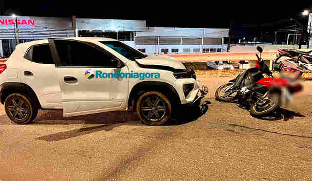 Motociclista fica em estado grave após colisão em Porto Velho; motorista causador é preso por embriaguez
