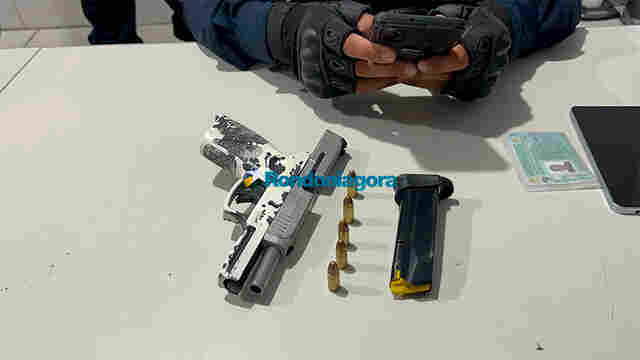 Homem monitorado é preso com pistola após ameaçar ex-companheira em Porto Velho